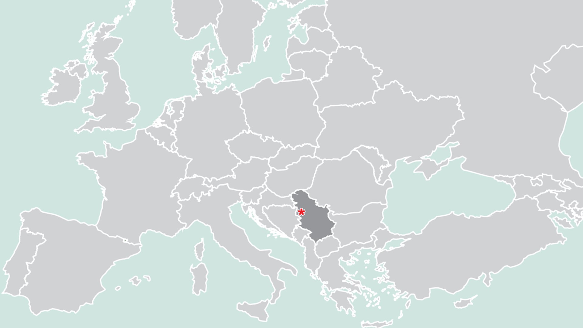 The location of Jadar within Serbia